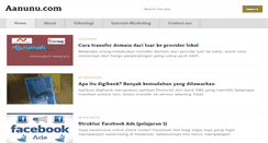 Desktop Screenshot of aanunu.com